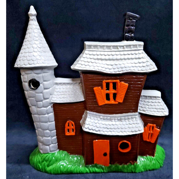 Pacific Rim Ceramic Light Up Electric Scary Haunted House Halloween Decor - Picture 7 of 9